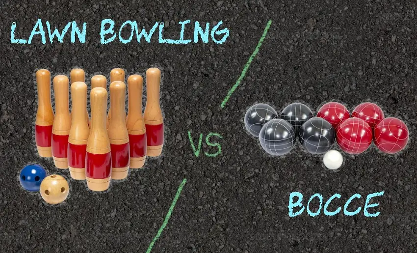 lawn bowling vs bocce 