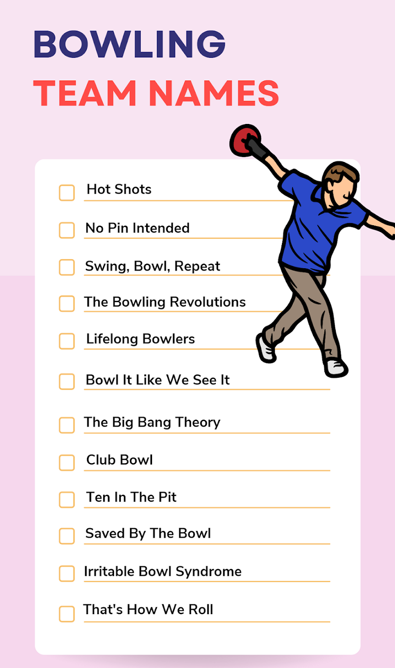 clever bowling team names